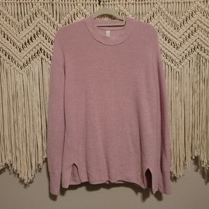Lululemon Merino Wool-Blend Ribbed Crewneck Sweater